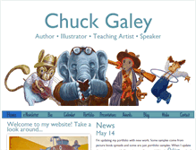 Tablet Screenshot of chuckgaley.com